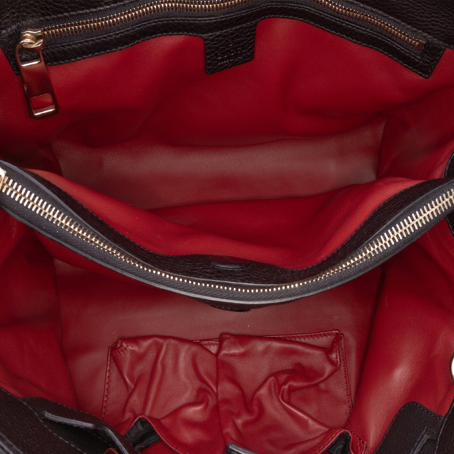 Gucci Medium Pony Hair Bamboo Shopper Satchel