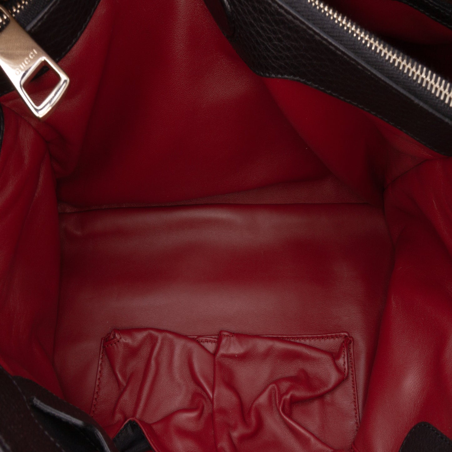 Gucci Medium Pony Hair Bamboo Shopper Satchel