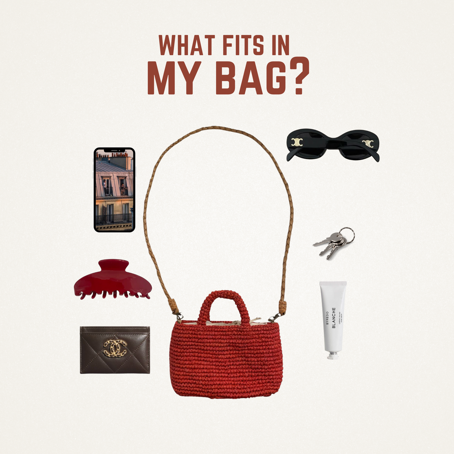 Mini bolso Malibu - Coral