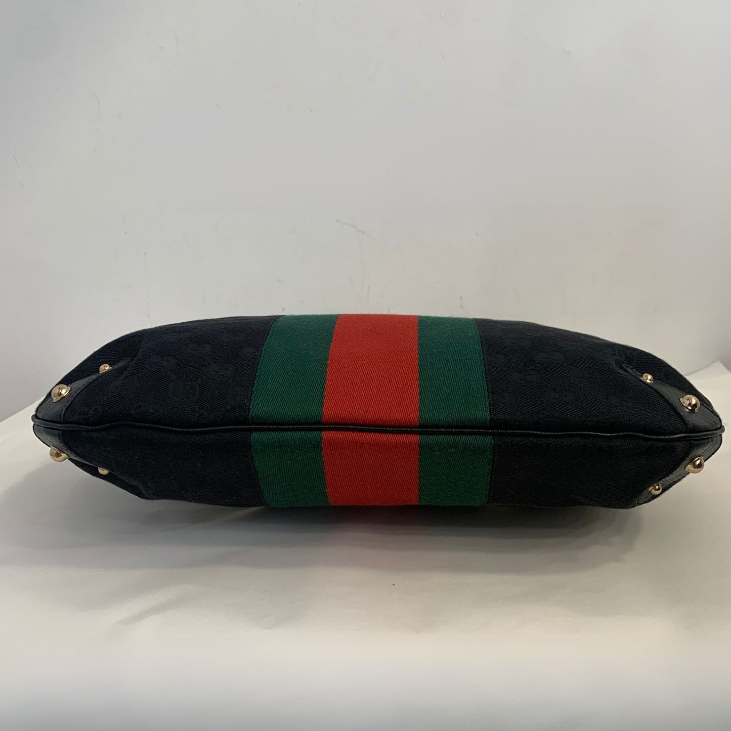 Gucci Horsebit Web Hobo Bag