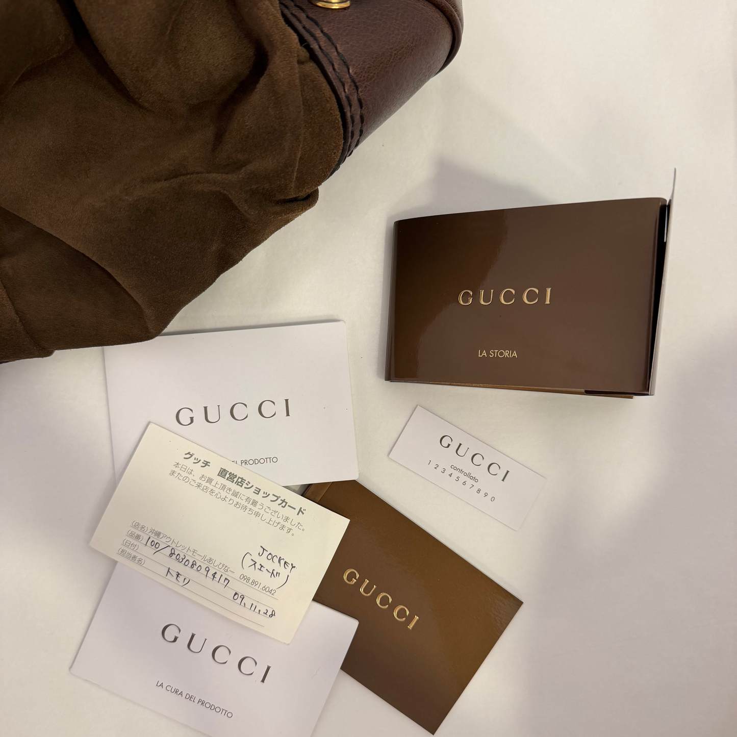 Gucci Large Suede Jockey Hobo Bag