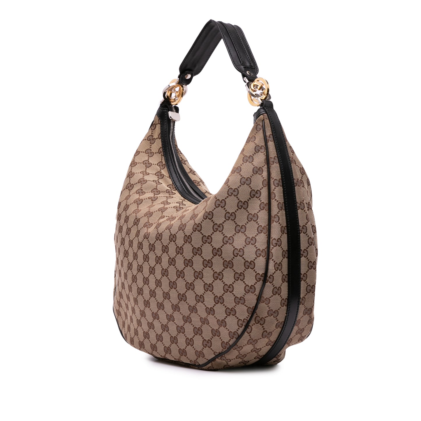 Gucci GG Canvas Twins Hobo