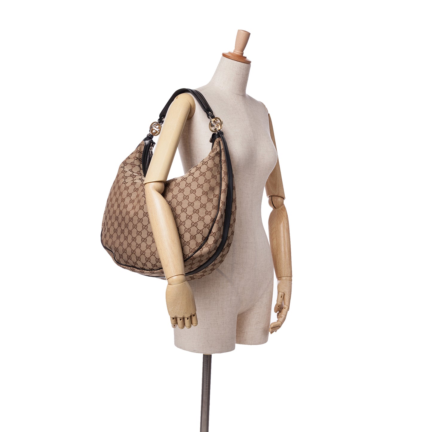 Gucci GG Canvas Twins Hobo