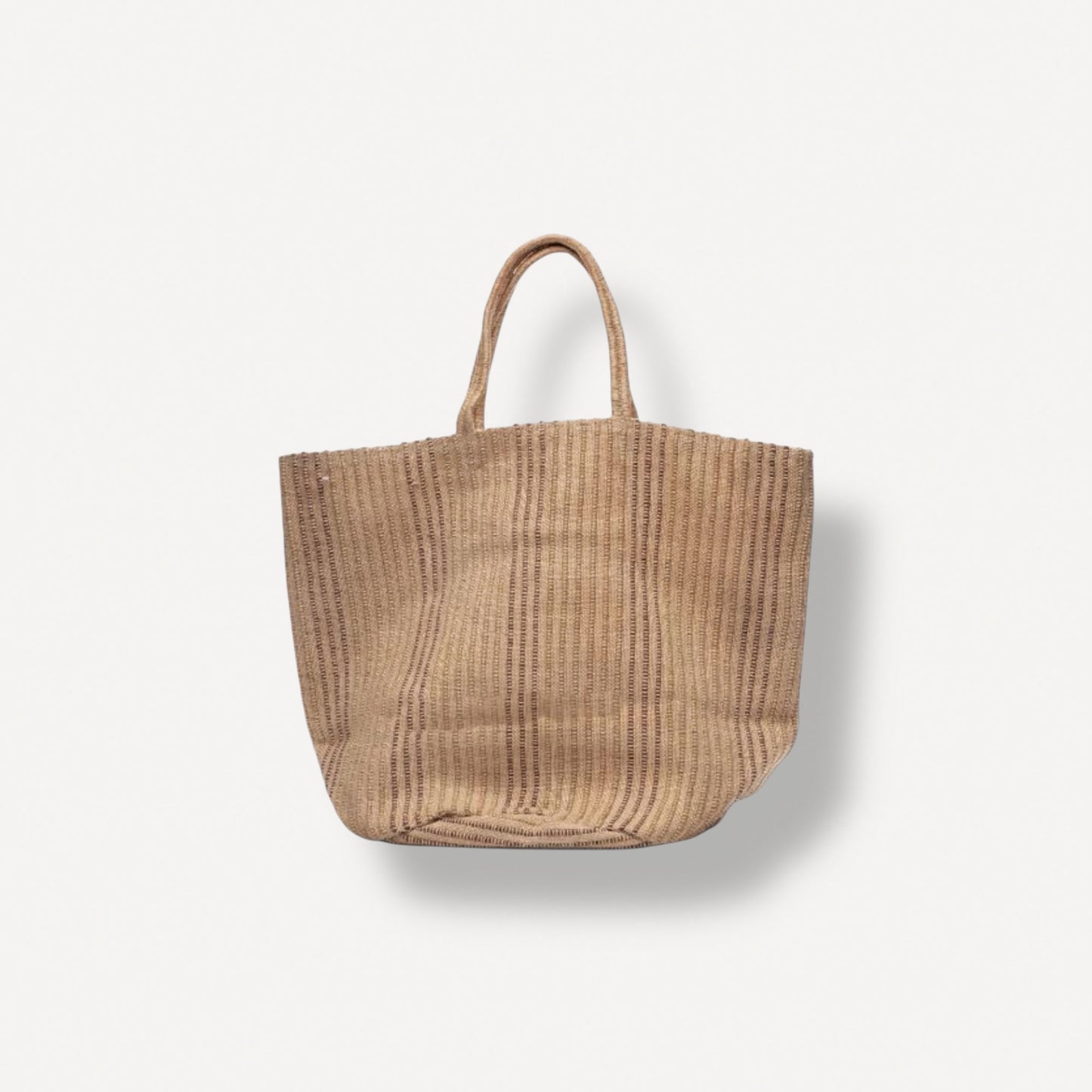 HECHO A MANO | Bolsa de yute grande