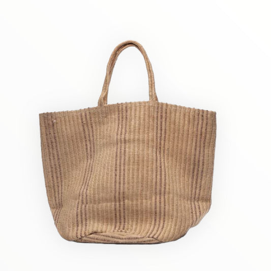 HANDMADE | Large jute bag natural