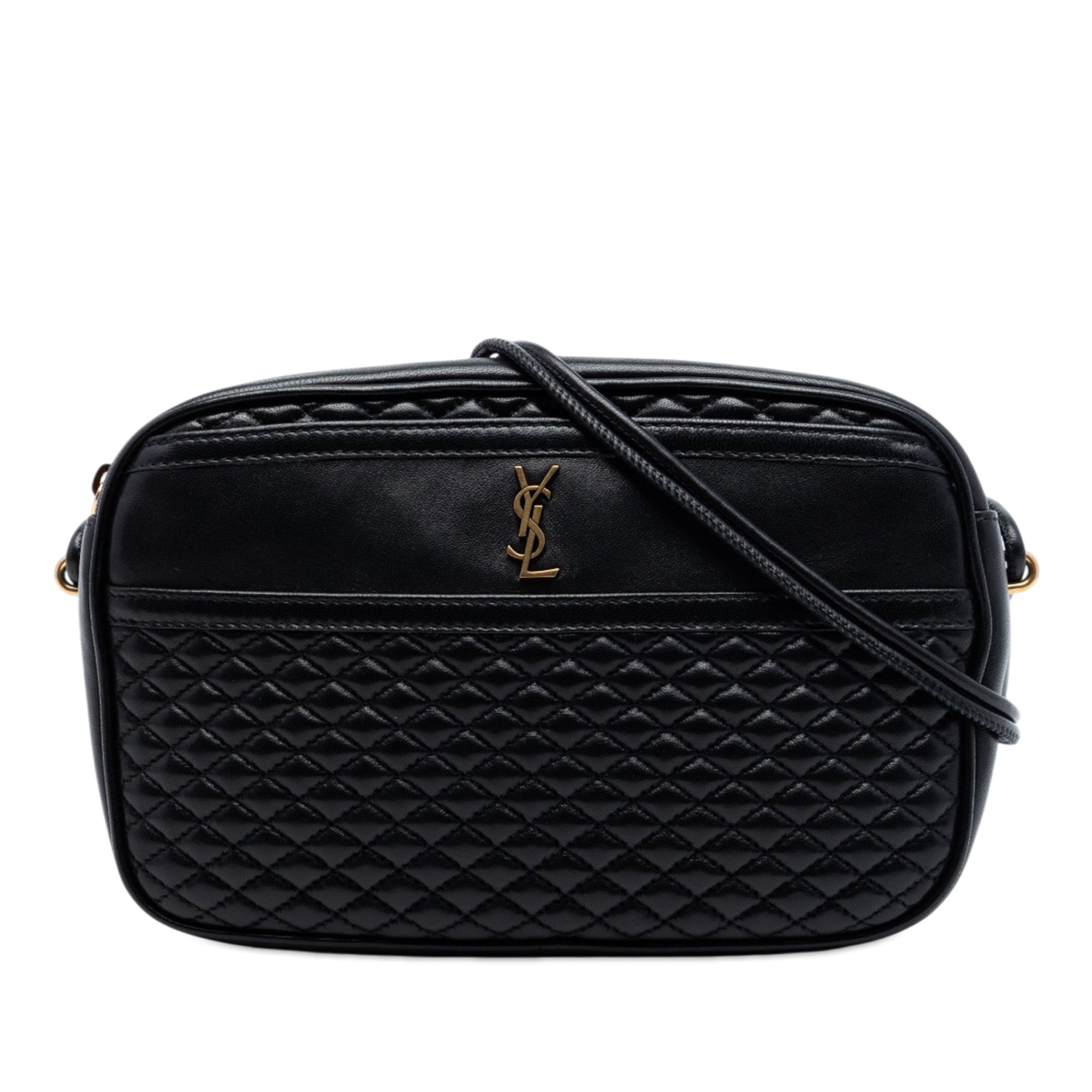 Saint Laurent Quilted Lambskin Victoire Camera Bag – Bedford Street