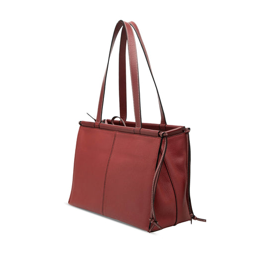 Loewe Small Leather Cushion Tote