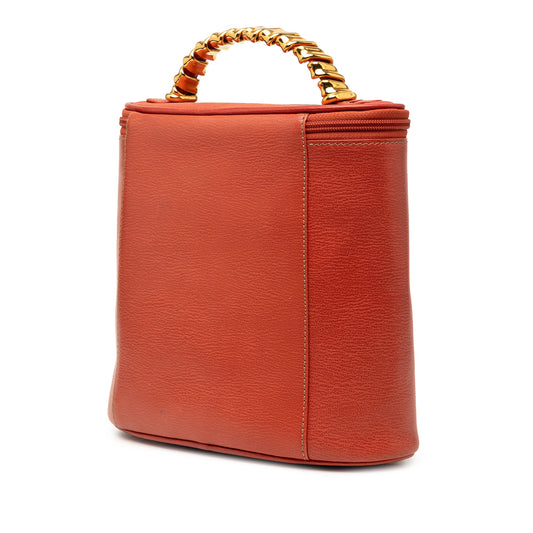 Loewe Leather Velasquez Twist Vanity Bag