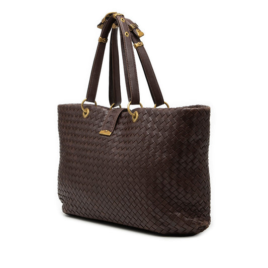 Bottega Veneta Large Nappa Intrecciato Capri Tote