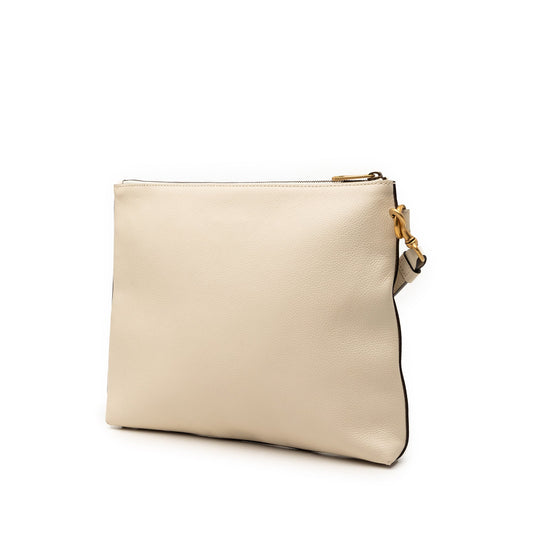 Gucci Leather Logo Clutch