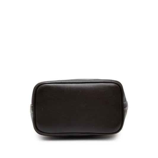 Loewe Suede Anagram Drawstring Bucket Bag