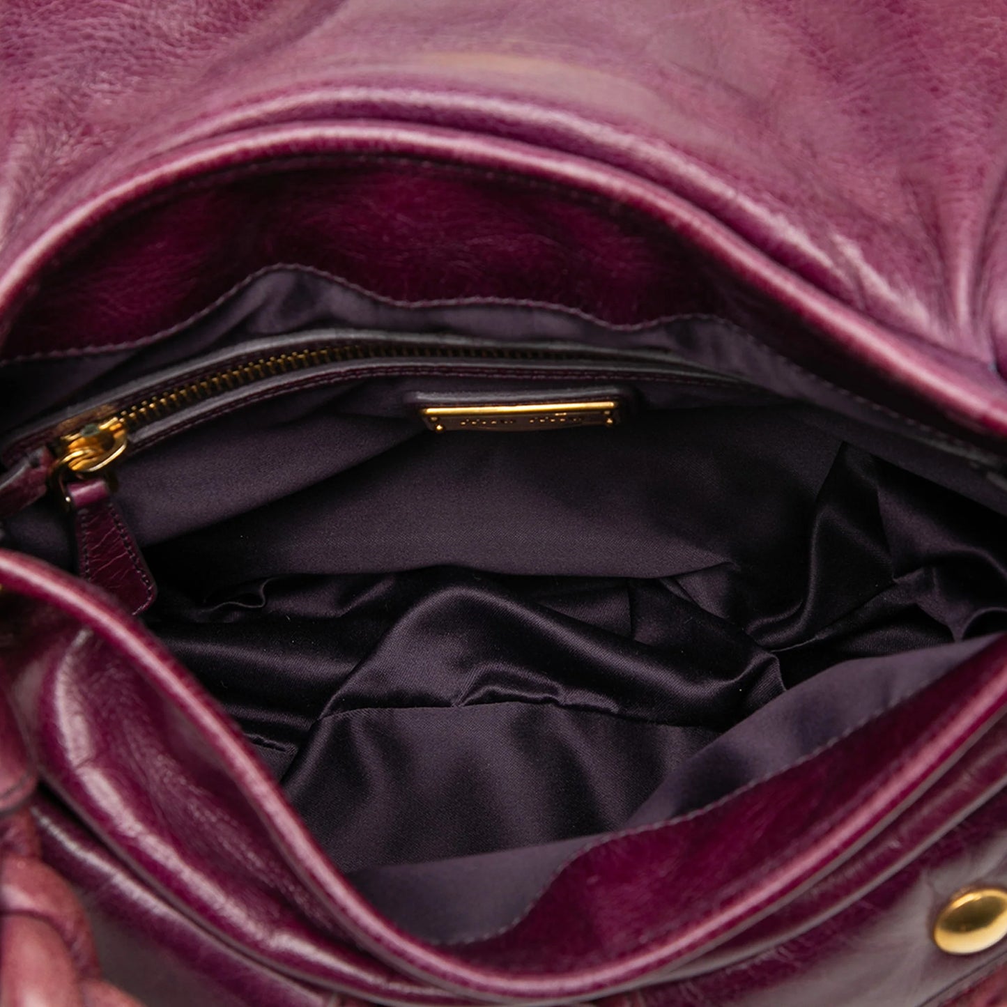 Miu Miu Matelasse Nappa Coffer Satchel