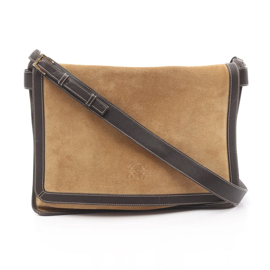 Loewe Suede Messenger Bag XL