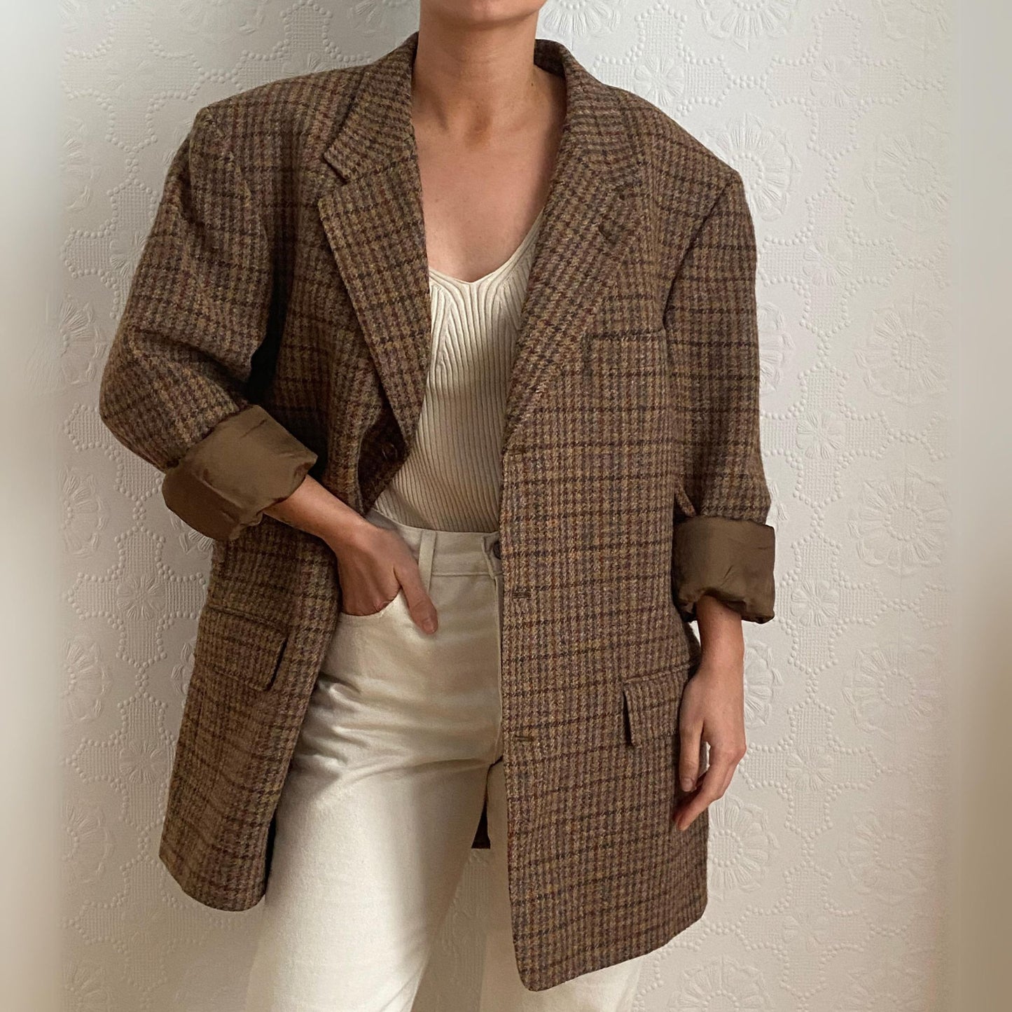 Oversize blazer - Harris Tweed