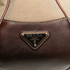 Prada Canvas Canapa Logo Shoulder Bag