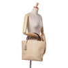 Chanel Grained Calfskin Tortoise Top Handle Tote