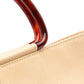 Chanel Grained Calfskin Tortoise Top Handle Tote