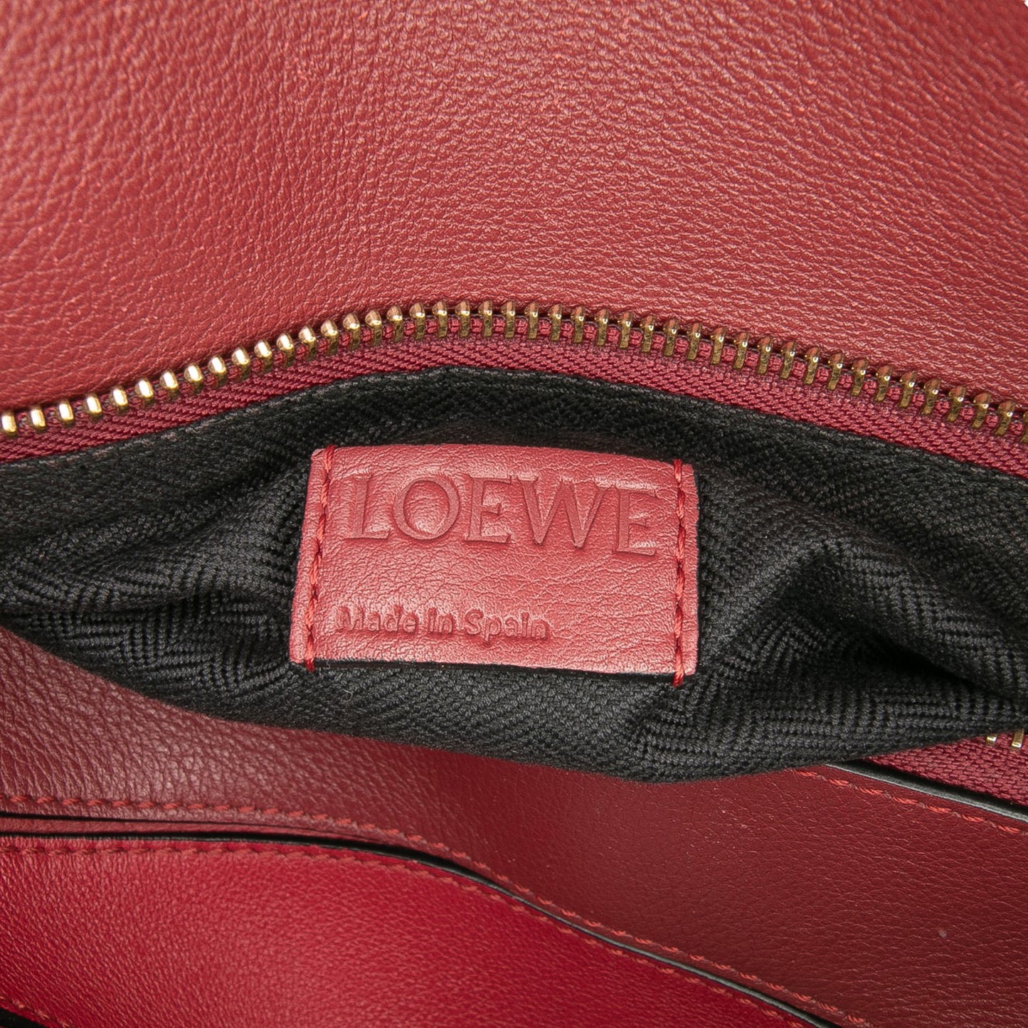 Loewe Medium Tricolor Calfskin Puzzle Satchel