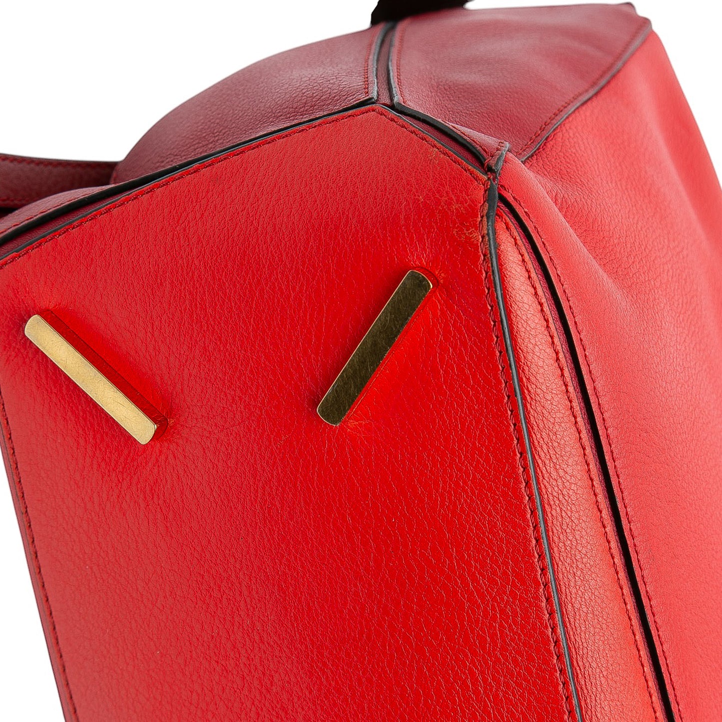 Loewe Medium Tricolor Calfskin Puzzle Satchel