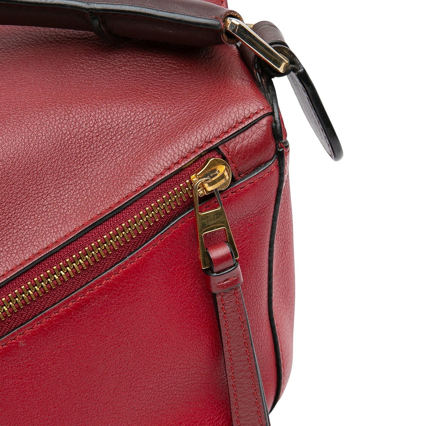 Loewe Medium Tricolor Calfskin Puzzle Satchel