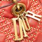 Dior Medium Lambskin Cannage Studded Supple Lady Dior