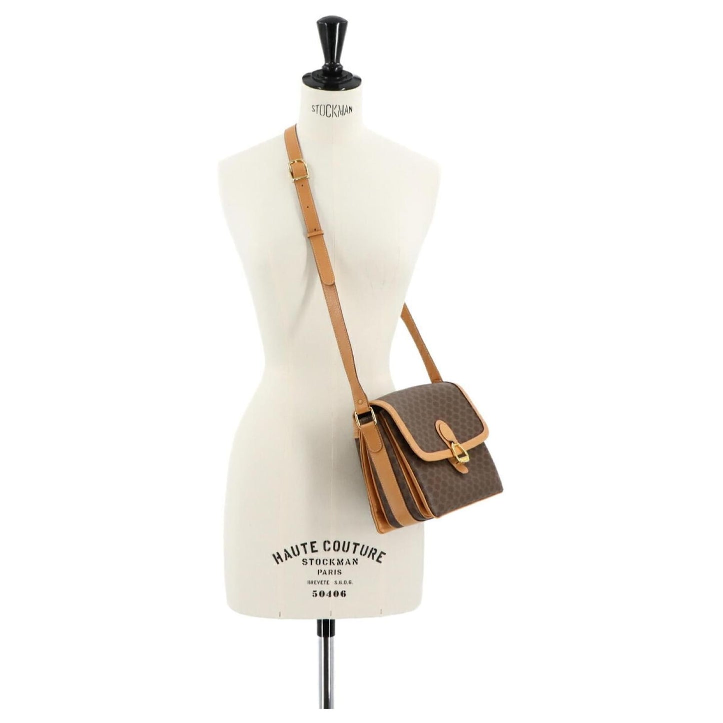 Celine Macadam Coated Canvas Crossbody