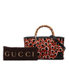 Gucci Medium Pony Hair Bamboo Shopper Satchel