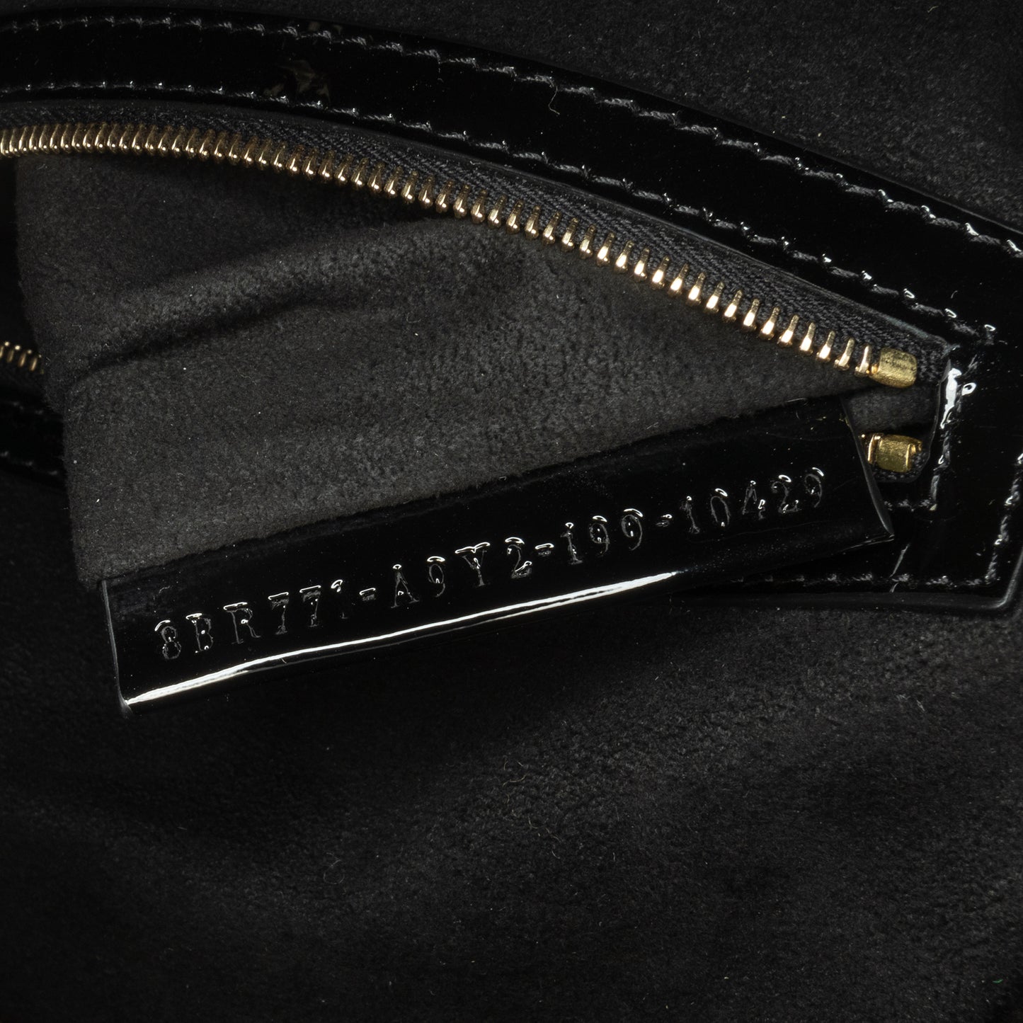 Fendi Shearling Pequin Baguette Satchel
