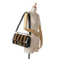 Fendi Shearling Pequin Baguette Satchel