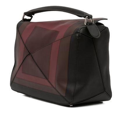 Loewe Limited Edition Josef Albers Large Calfskin Geometric Puzzle Satchel