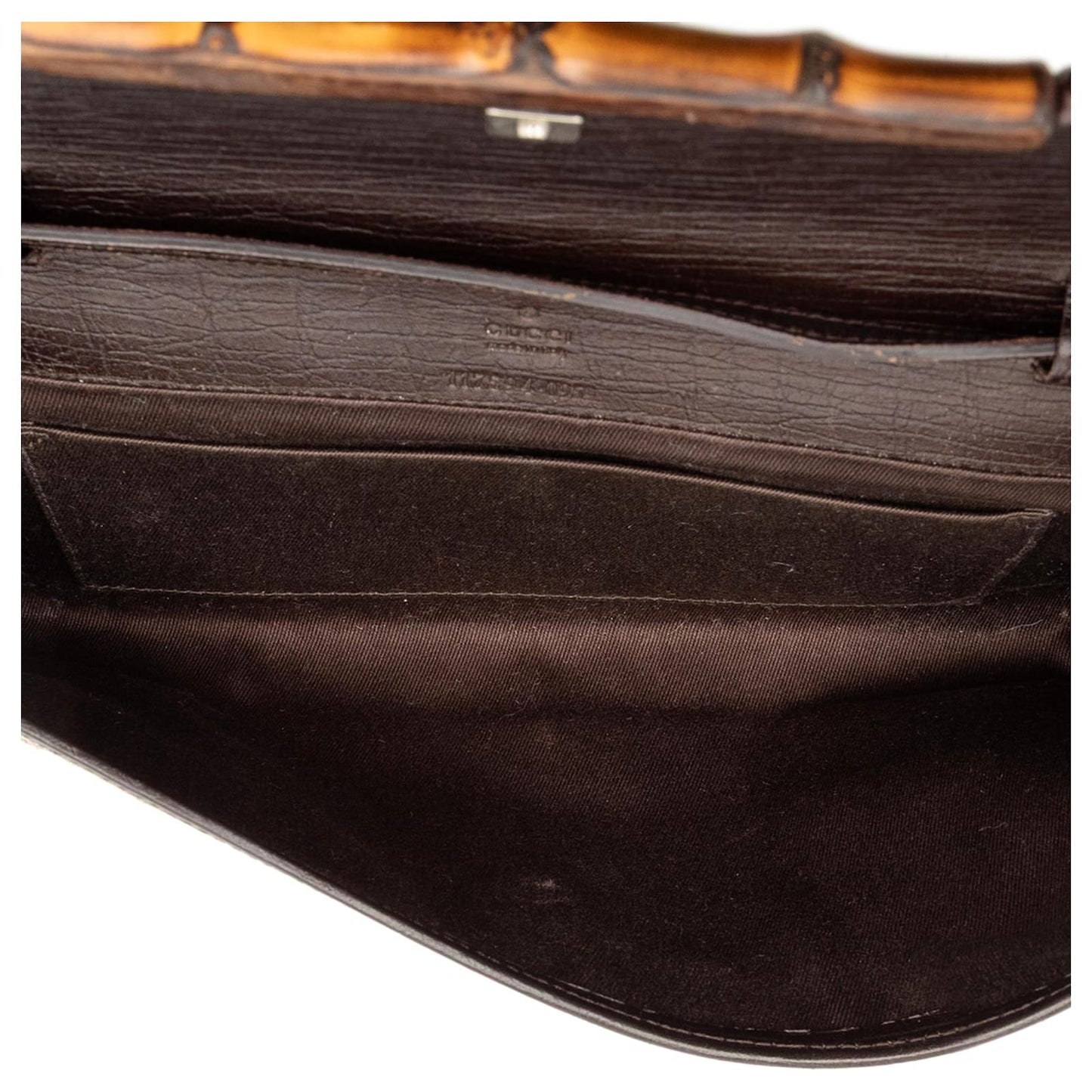 Gucci GG Canvas Bamboo Wallet Crossbody