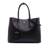 Prada Medium Saffiano Cuir Double Satchel