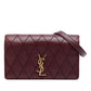 Saint Laurent Diamond Quilted Lambskin Angie Chain Bag