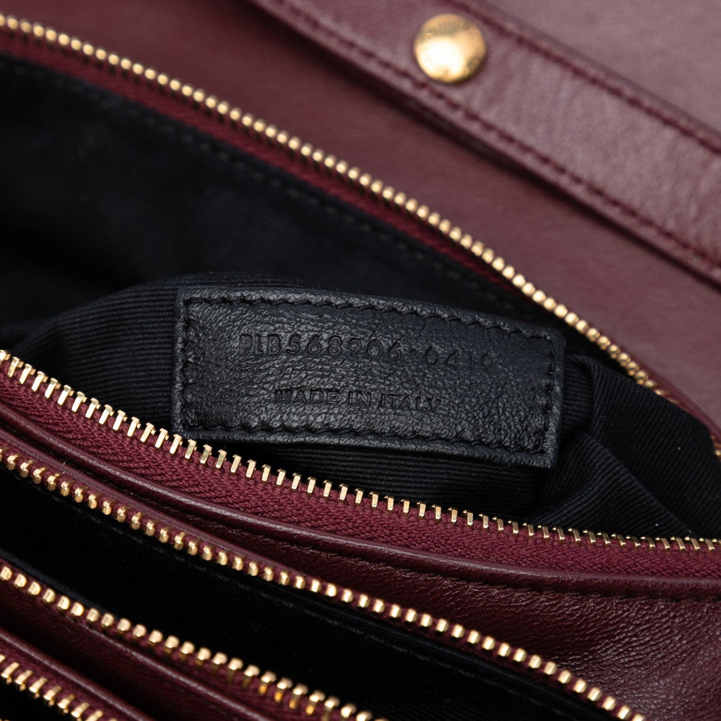 Saint Laurent Diamond Quilted Lambskin Angie Chain Bag