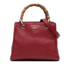 Gucci Small Calfskin Bamboo Shopper Satchel