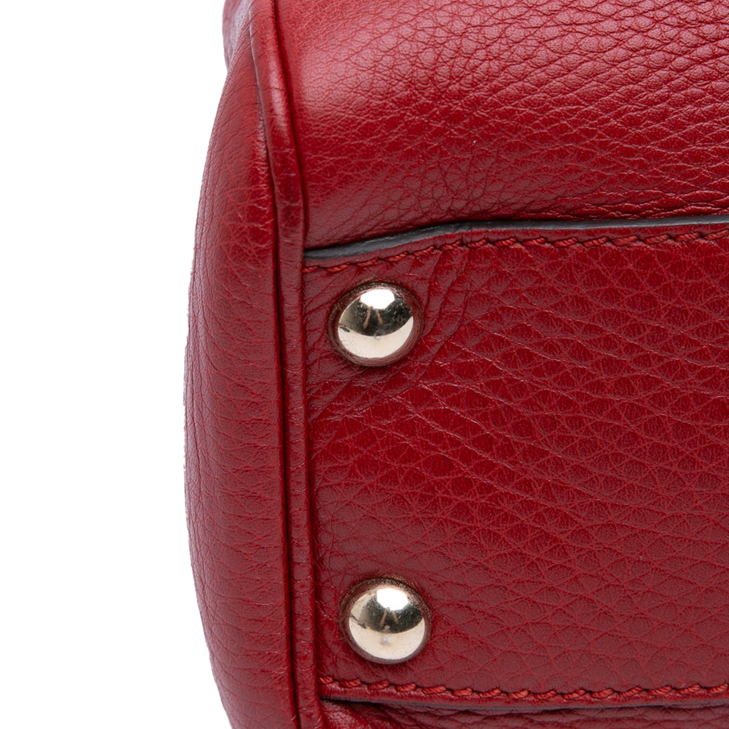 Gucci Small Calfskin Bamboo Shopper Satchel