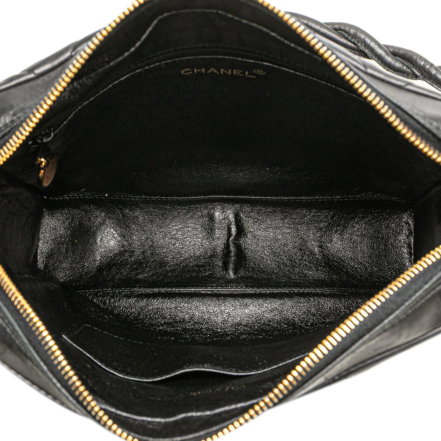 Chanel CC Quilted Lambskin Twisted Strap Crossbody