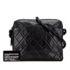 Chanel CC Quilted Lambskin Twisted Strap Crossbody