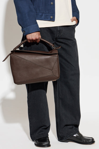 Loewe Mini Calfskin Puzzle Satchel