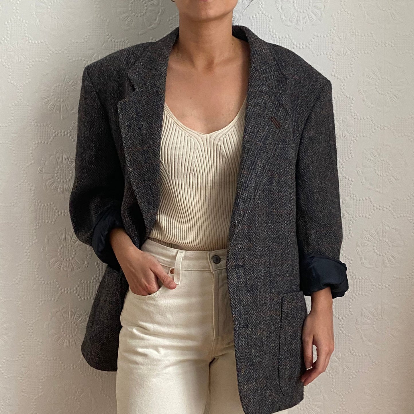 Oversize blazer - Harries Tweed