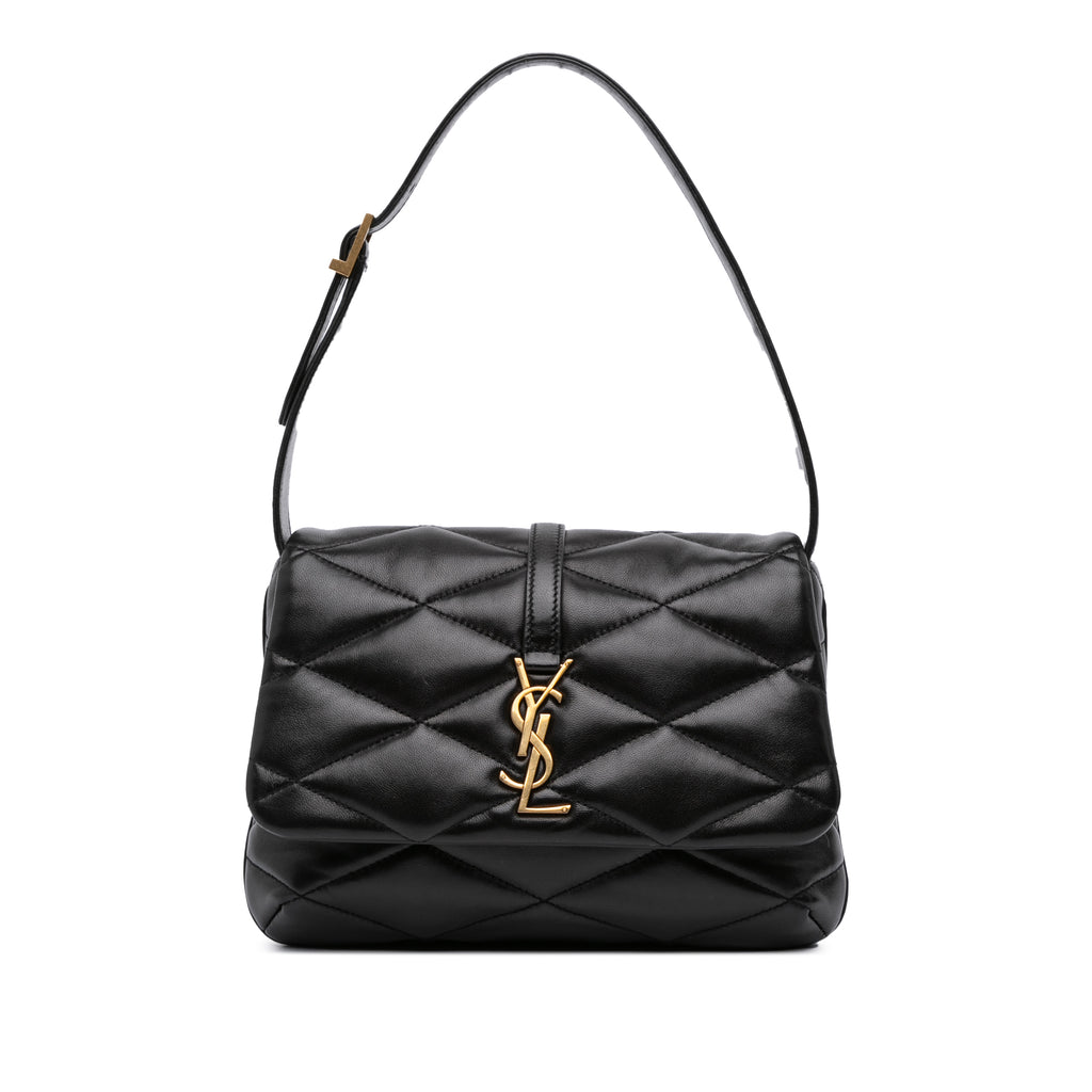 Saint Laurent Quilted Lambskin Le 57 Diamond Shoulder Bag