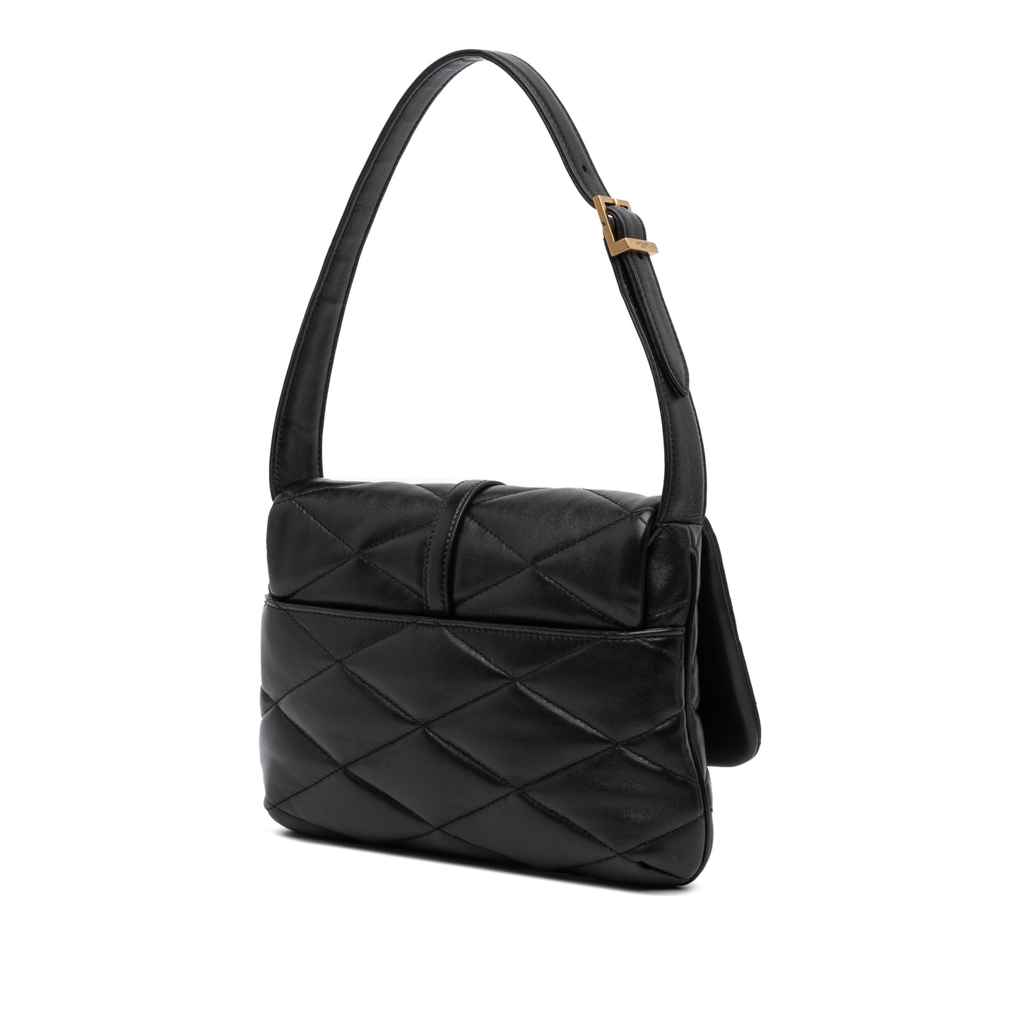 Saint Laurent Quilted Lambskin Le 57 Diamond Shoulder Bag
