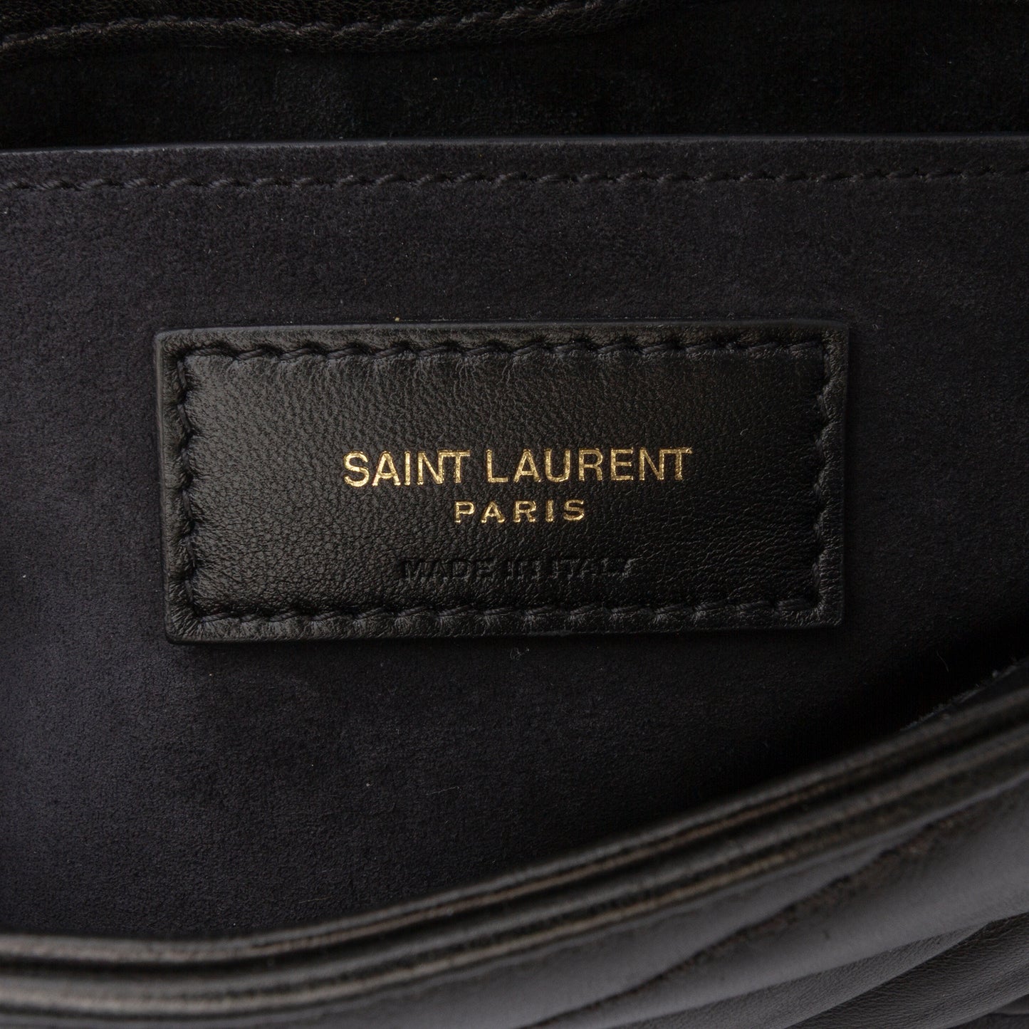 Saint Laurent Quilted Lambskin Le 57 Diamond Shoulder Bag