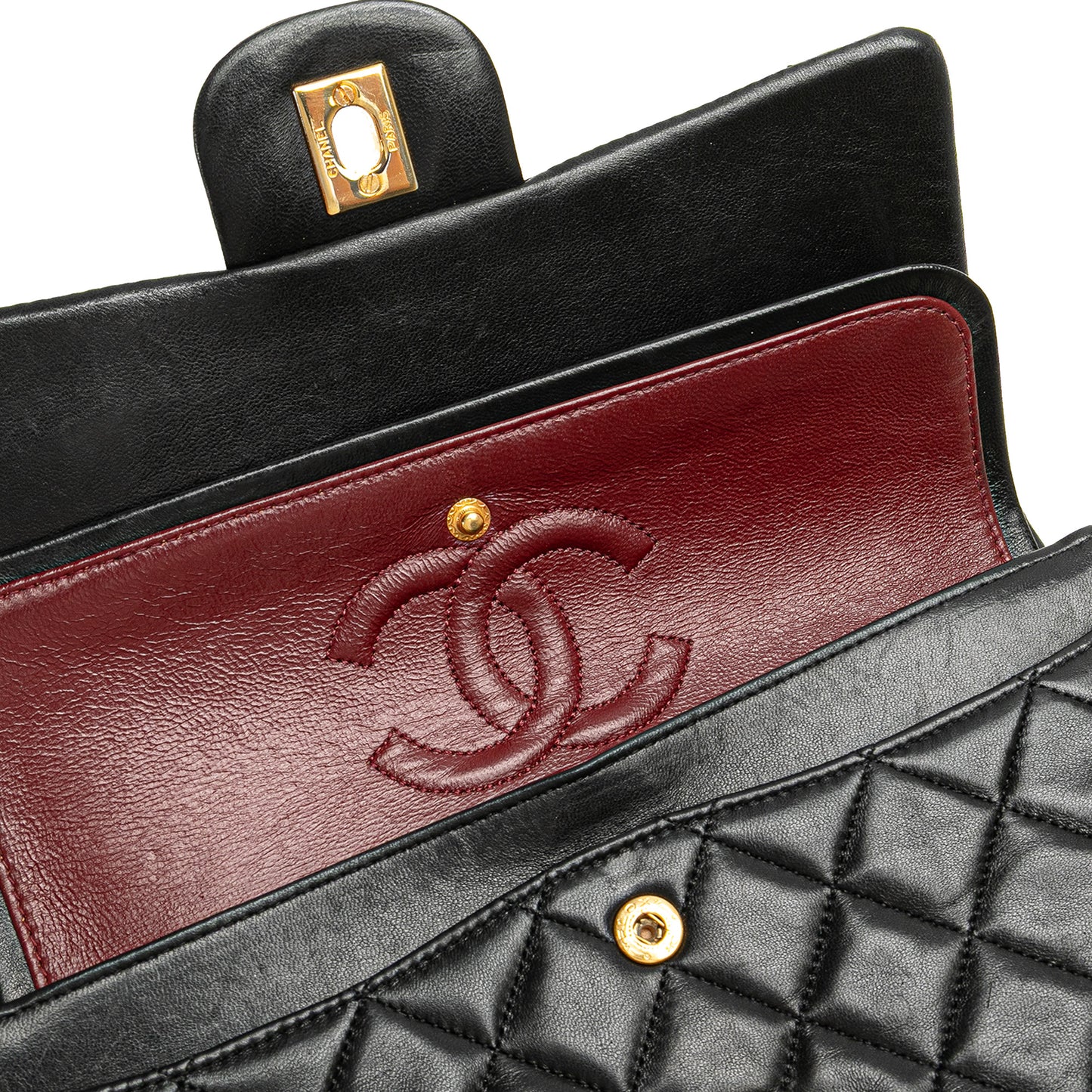 Chanel Small Classic Lambskin Double Flap Vintage