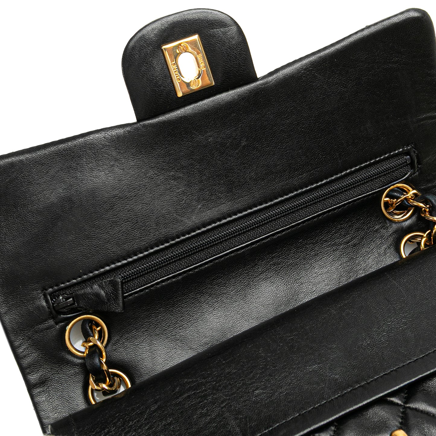 Chanel Small Classic Lambskin Double Flap Vintage