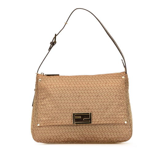 Fendi Zucchino Canvas Mamma Forever Bag