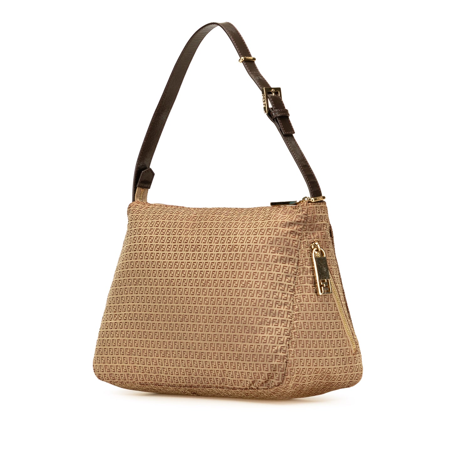 Fendi Zucchino Canvas Mamma Forever Bag