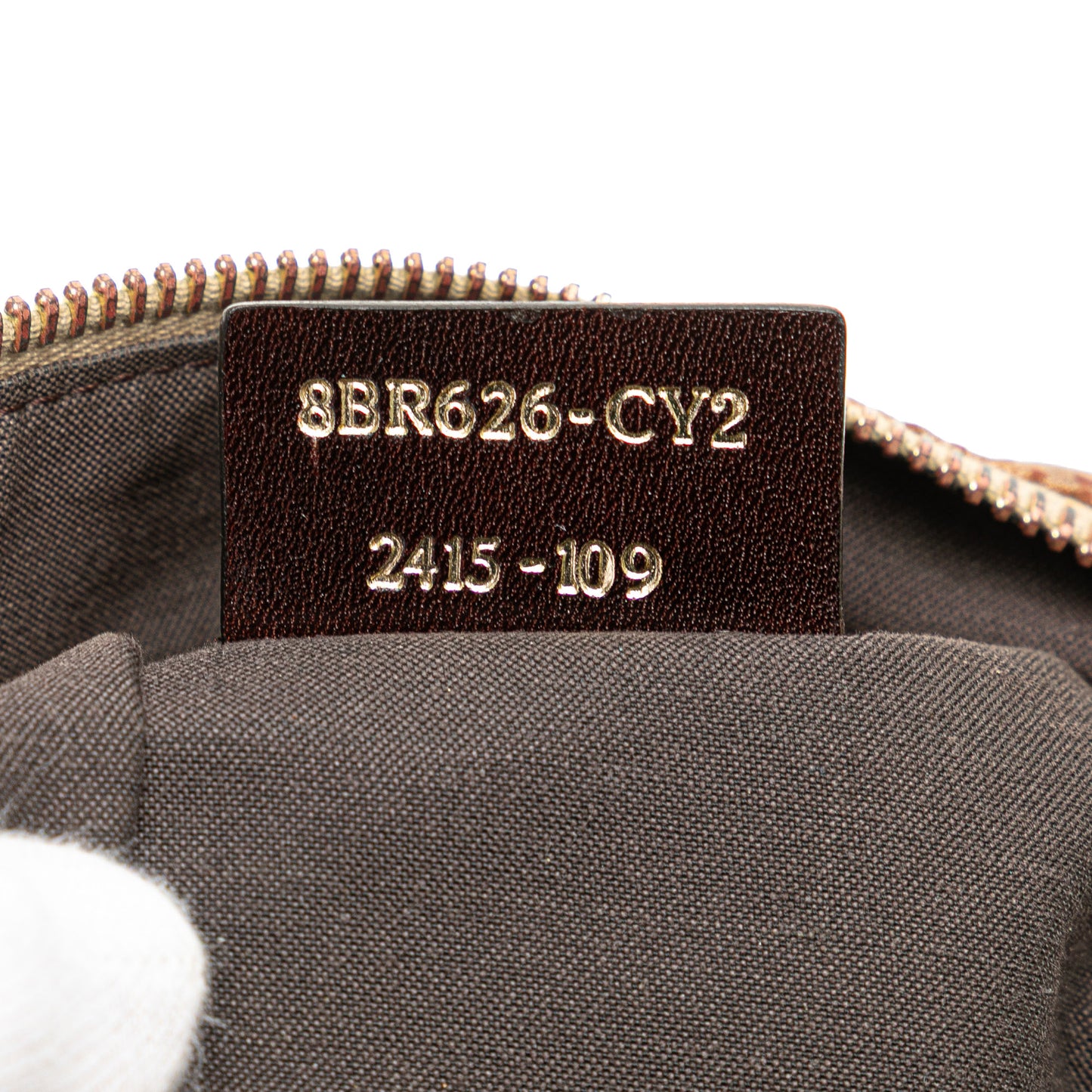 Fendi Zucchino Canvas Mamma Forever Bag