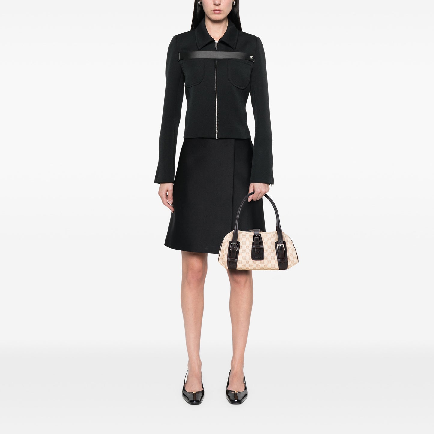 Loewe Anagram Canvas Senda Handbag