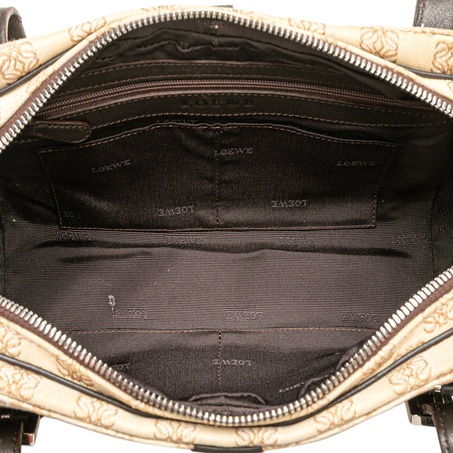 Loewe Anagram Canvas Senda Handbag